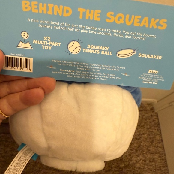 NWT Barkbox dog toy muttzo ball soup - Picture 3 of 6